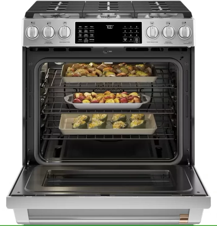 Café™ 30" Smart Slide-In, Front-Control, Gas Range with Convection Oven - Image 11