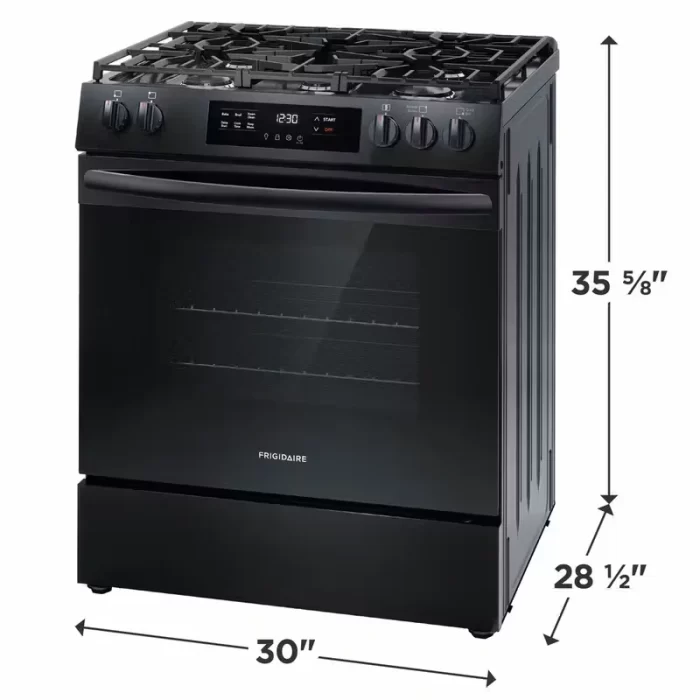 Frigidaire 30" Front Control Gas Range with Quick Boil - Image 3