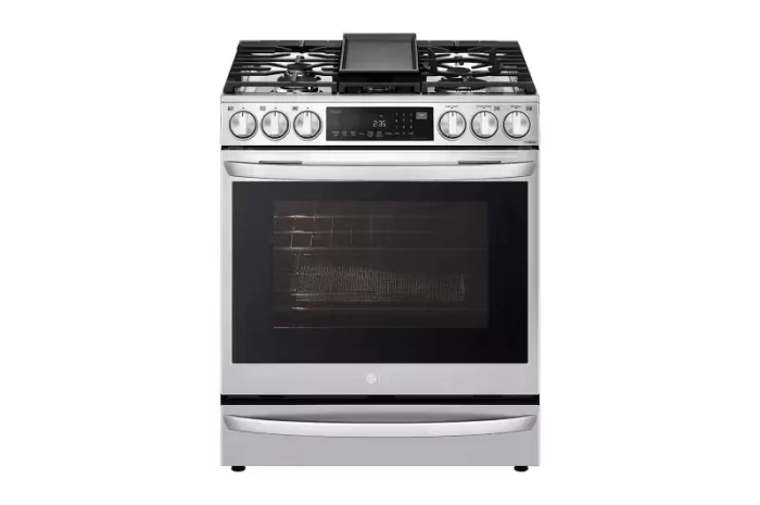 6.3 cu. ft. Smart Gas Slide-in Range with InstaView® ProBake Convection®, Air Fry, and Air Sous Vide