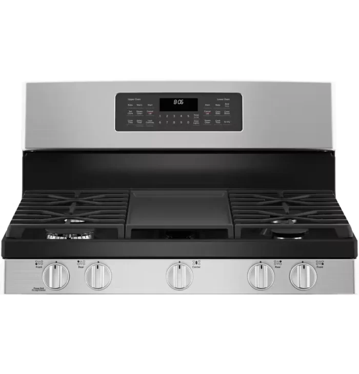 GE® 30" Free-Standing Gas Double Oven Convection Range - Image 2