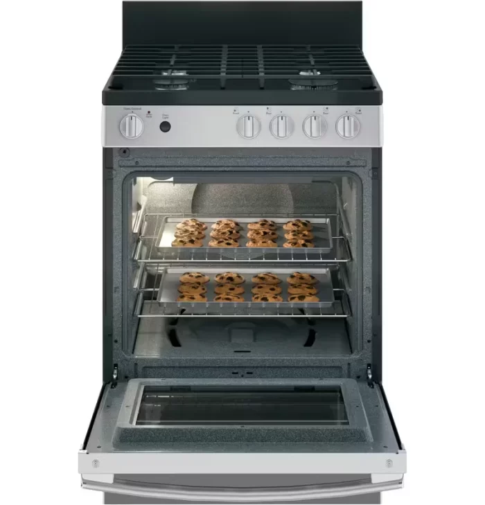 GE® 24" Steam Clean Free-Standing/Slide-in Gas Range - Image 3