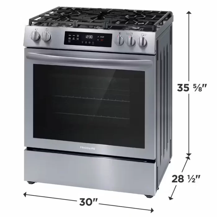 Frigidaire 30" Front Control Gas Range with Convection Bake - Image 3