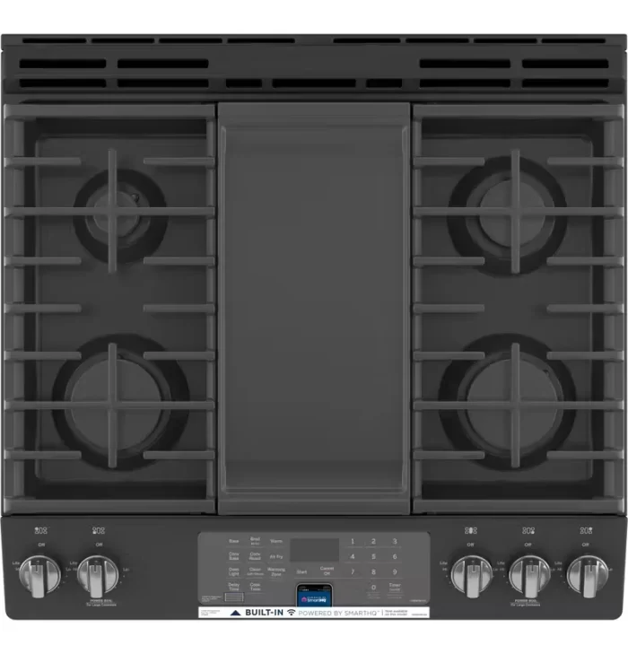 GE® 30" Slide-In Front-Control Convection Gas Range with No Preheat Air Fry - Image 3