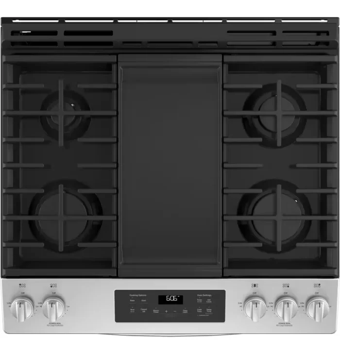 GE® 30" Slide-In Front Control Gas Range - Image 6