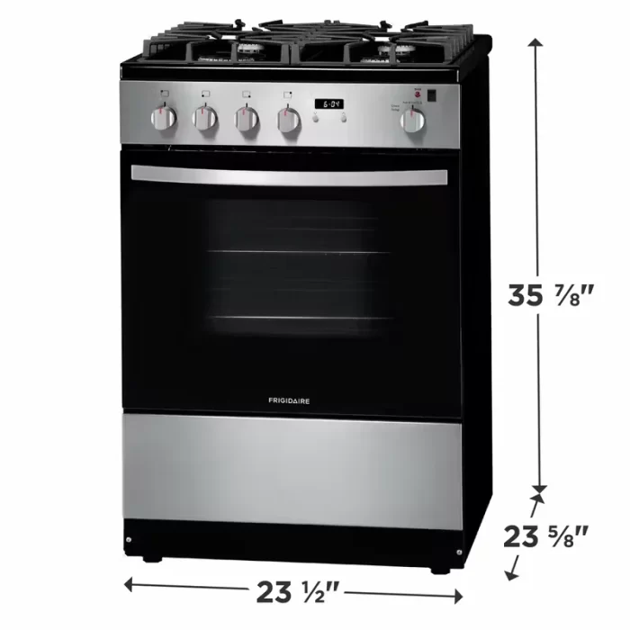 Frigidaire 24" Front Control Freestanding Gas Range - Image 3