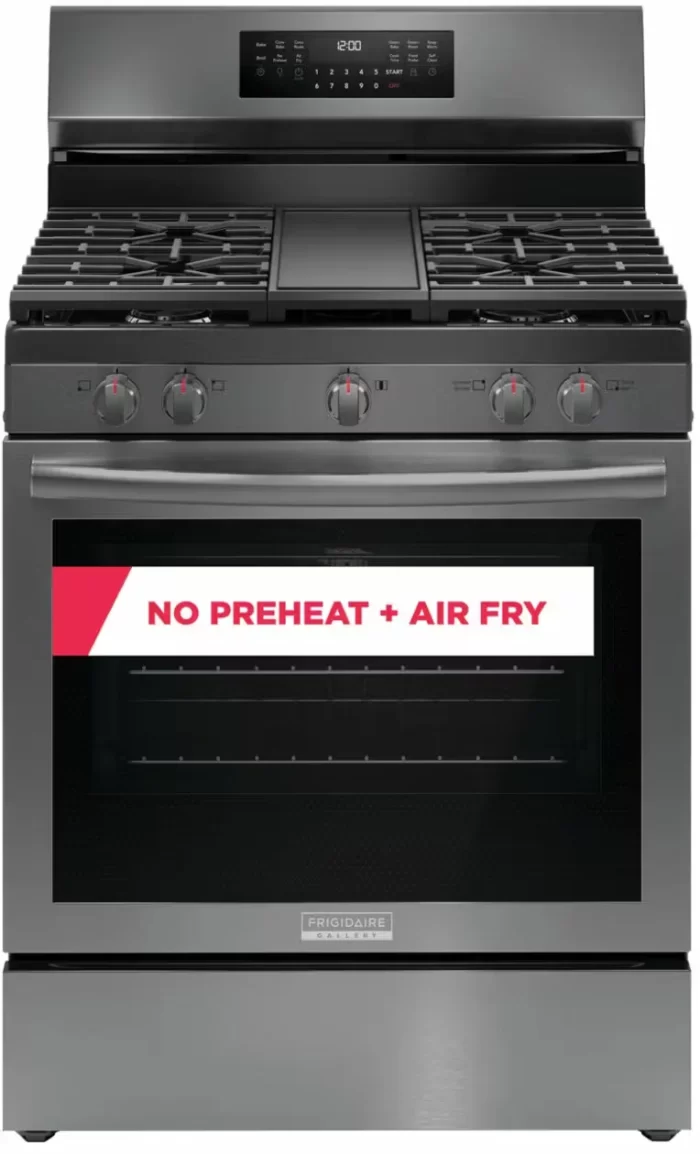 Frigidaire Gallery 30" Rear Control Gas Range with Total Convection