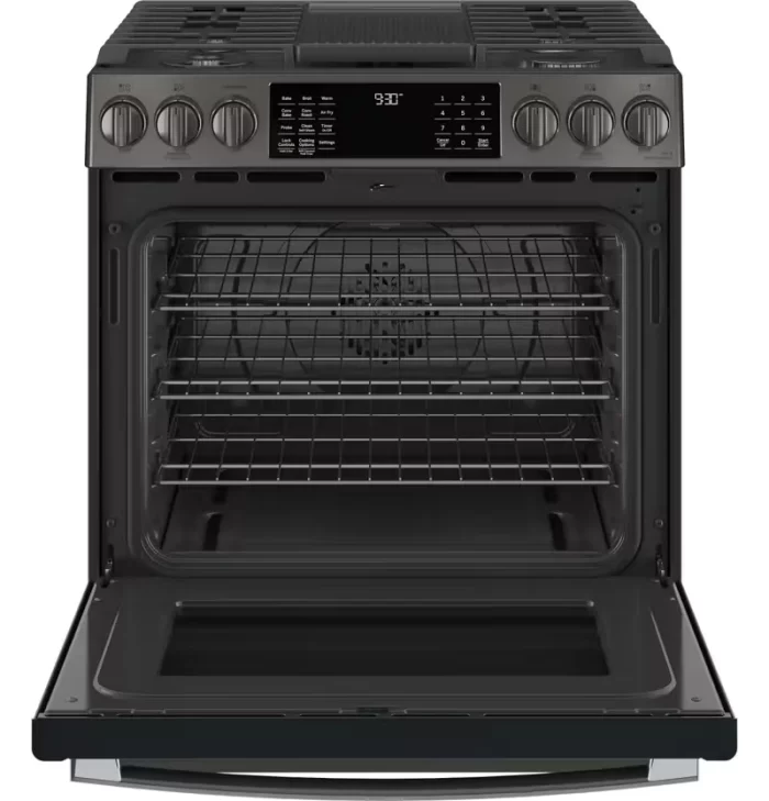 GE Profile™ 30" Smart Slide-In Front-Control Gas Range with No Preheat Air Fry - Image 2