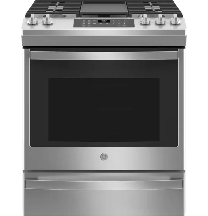 GE® 30" Slide-In Front-Control Convection Gas Range with No Preheat Air Fry - Image 8