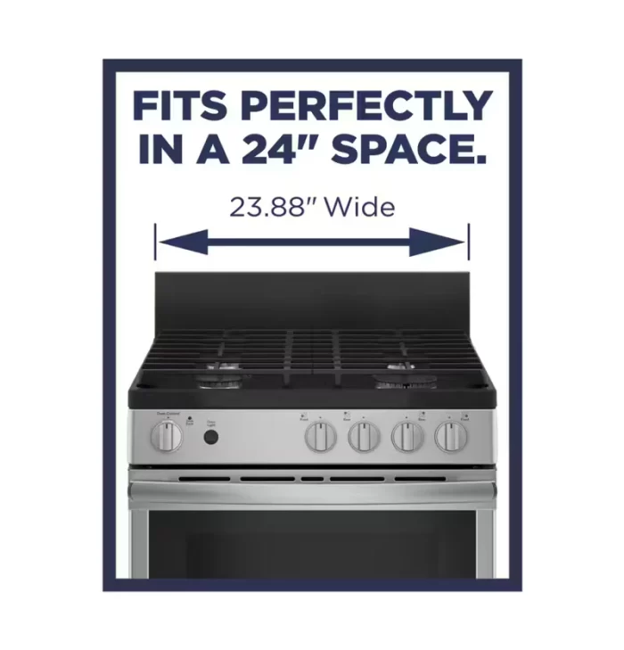 GE® 24" Steam Clean Free-Standing/Slide-in Gas Range - Image 5