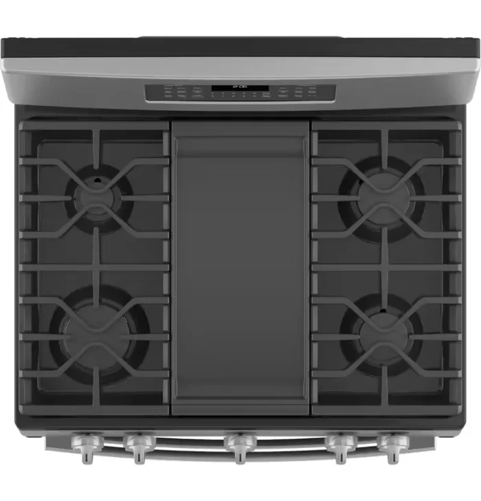 GE® 30" Free-Standing Gas Double Oven Convection Range - Image 4