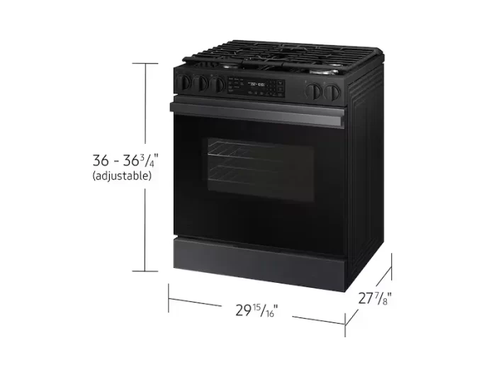 Bespoke 6.0 cu. ft. Smart Slide-In Gas Range with Precision Knobs - Image 4