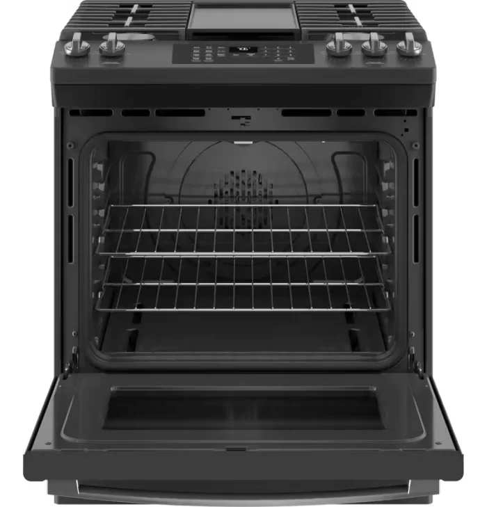 GE® 30" Slide-In Front-Control Convection Gas Range with No Preheat Air Fry - Image 10