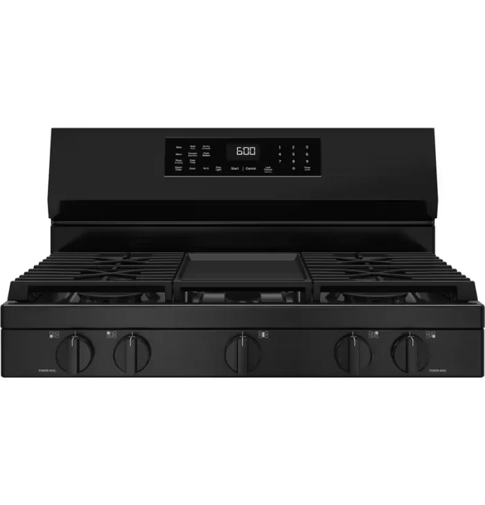 GE® 30" Free-Standing Gas Convection Range with No Preheat Air Fry and EasyWash™ Oven Tray - Image 6