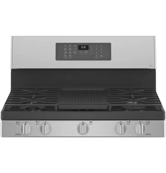 GE Profile™ Smart 30" Free-Standing Self Clean Gas Fingerprint Resistant Range with No Preheat Air Fry - Image 6