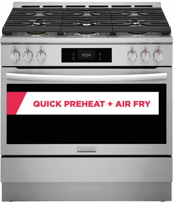 Frigidaire Gallery 36" Dual-Fuel Range with Air Fry