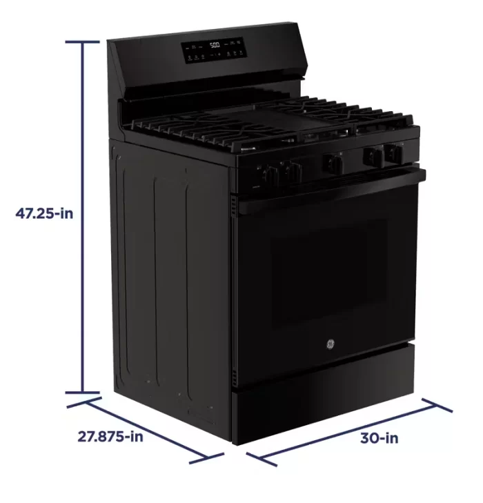 GE® 30" Free-Standing Gas Range with Crisp Mode - Image 8