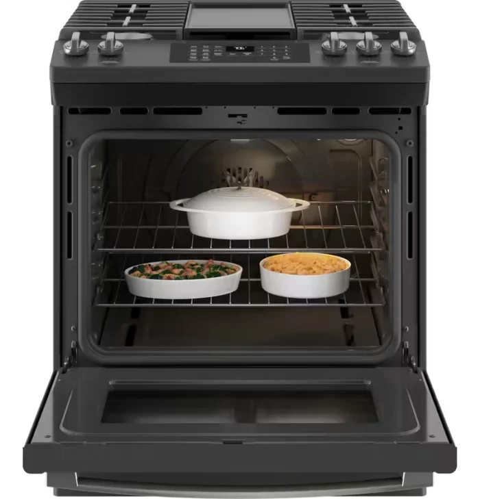 GE® 30" Slide-In Front-Control Convection Gas Range with No Preheat Air Fry - Image 11