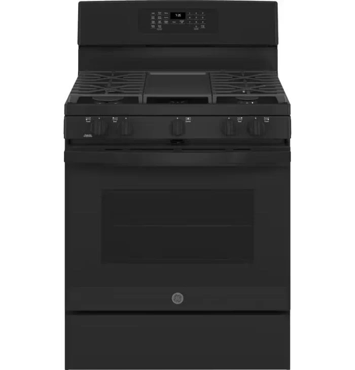 GE® 30" Free-Standing Gas Convection Range with No Preheat Air Fry