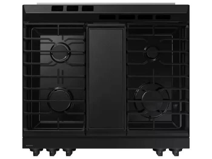 Bespoke 6.0 cu. ft. Smart Slide-In Gas Range with Air Fry & Precision Knobs in White Glass - Image 6