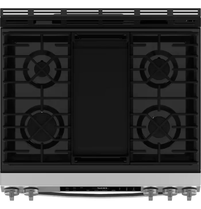 GE® 30" Slide-In Front-Control Gas Range with Crisp Mode - Image 8