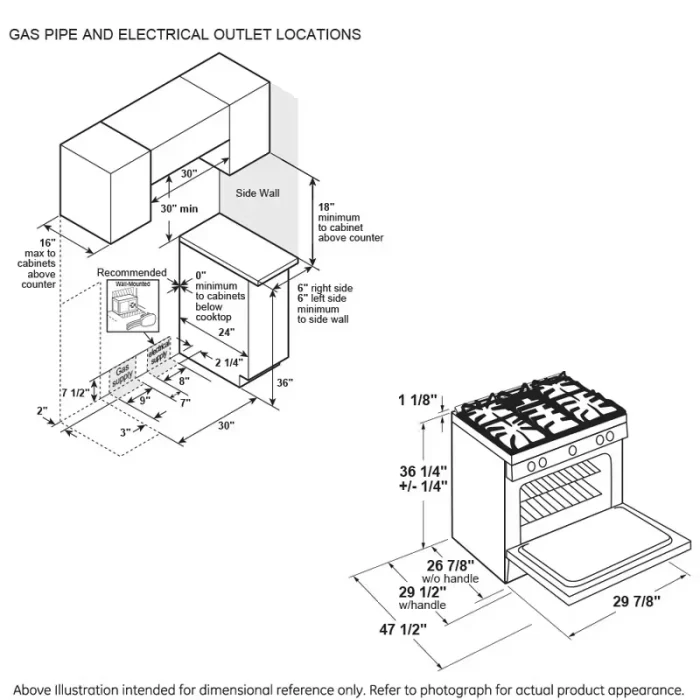 GE Profile™ 30" Smart Dual Fuel Slide-In Front-Control Fingerprint Resistant Range - Image 4