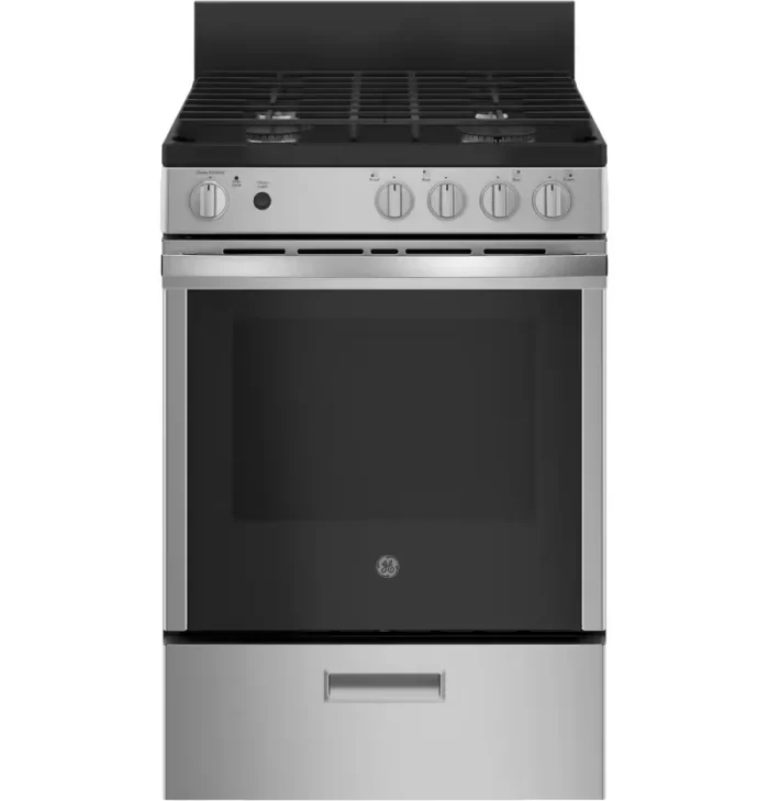 GE® 24" Steam Clean Free-Standing/Slide-in Gas Range