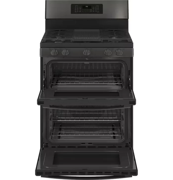 GE Profile™ 30" Free-Standing Gas Double Oven Convection Range with No Preheat Air Fry - Image 8