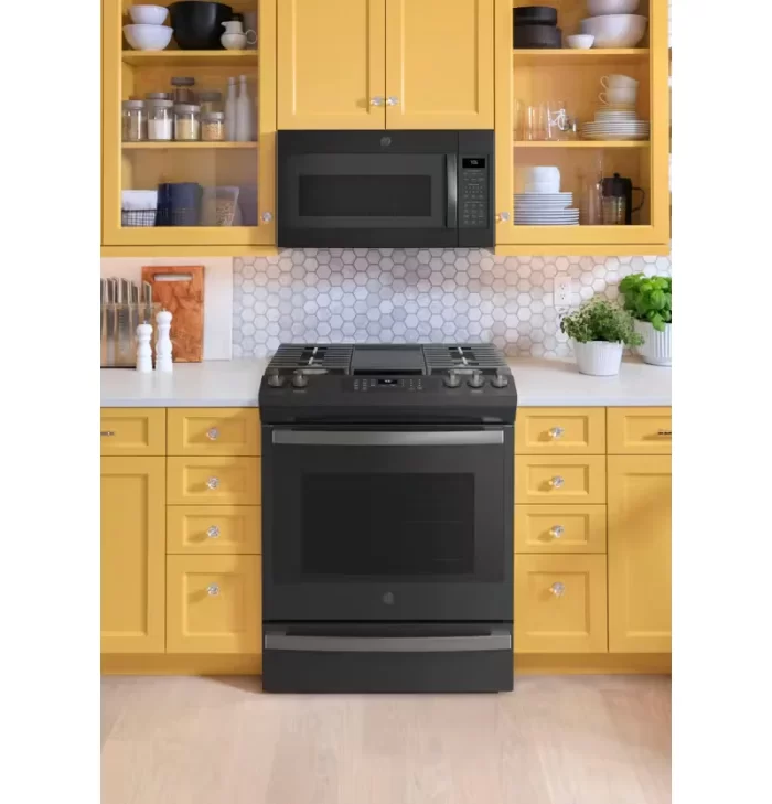 GE® 30" Slide-In Front-Control Convection Gas Range with No Preheat Air Fry - Image 14