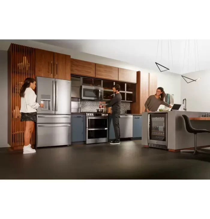 GE Profile™ 30" Smart Slide-In Front-Control Gas Double Oven Convection Fingerprint Resistant Range - Image 7