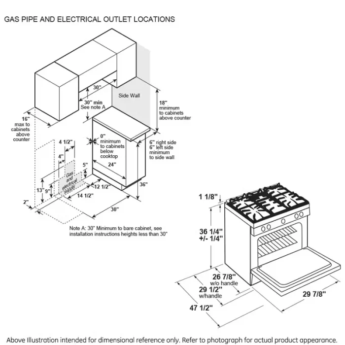 GE Profile™ 30" Smart Slide-In Front-Control Gas Range with No Preheat Air Fry - Image 5