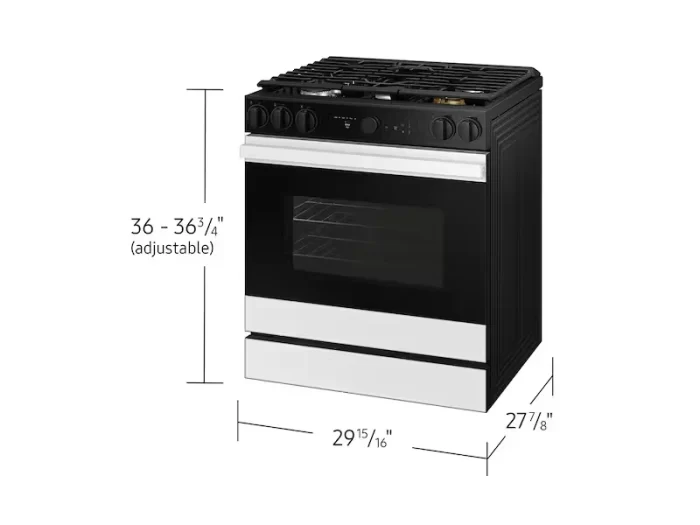 Bespoke 6.0 cu. ft. Smart Slide-In Gas Range with Air Sous Vide & Air Fry in Stainless Steel - Image 11