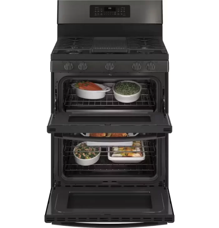 GE Profile™ 30" Free-Standing Gas Double Oven Convection Range with No Preheat Air Fry - Image 10