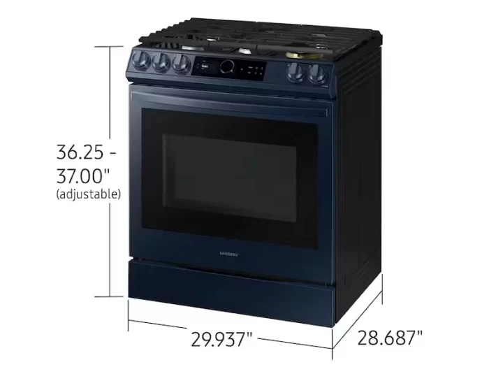 Bespoke Smart Slide-in Gas Range 6.0 cu. ft. with Smart Dial, Air Fry & Wi-Fi - Image 3