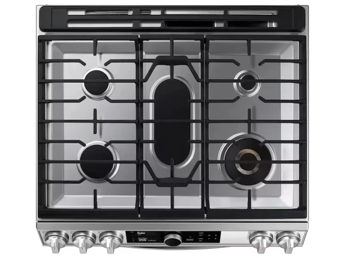 6.3 cu. ft. Flex Duo™ Front Control Slide-in Dual Fuel Range with Smart Dial, Air Fry, and Wi-Fi in Stainless Steel - Image 2