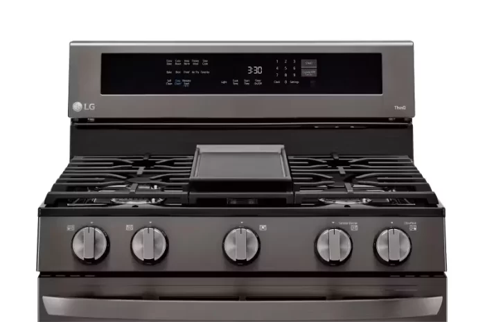 5.8 cu ft. Smart Wi-Fi Enabled True Convection InstaView® Gas Range with Air Fry - Image 3