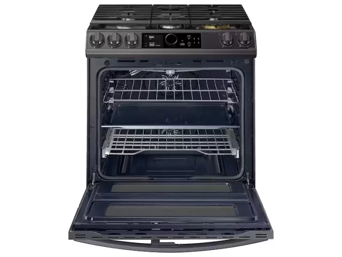 6.0 cu ft. Smart Slide-in Gas Range with Flex Duo™, Smart Dial & Air Fry in Black Stainless Steel - Image 3