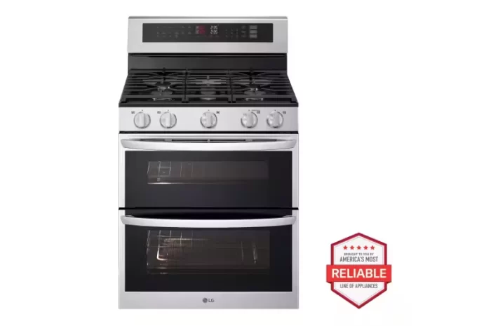 6.9 cu. ft. Smart Gas Double Oven Freestanding Range with ProBake Convection®, Air Fry & Air Sous Vide