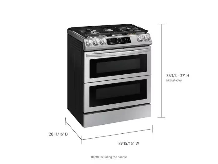 6.0 cu ft. Smart Slide-in Gas Range with Flex Duo™, Smart Dial & Air Fry in Stainless Steel - Image 3