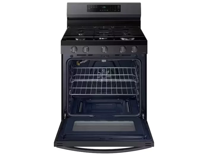 6.0 cu. ft. Smart Freestanding Gas Range with No-Preheat Air Fry & Convection in Black Stainless Steel - Image 5