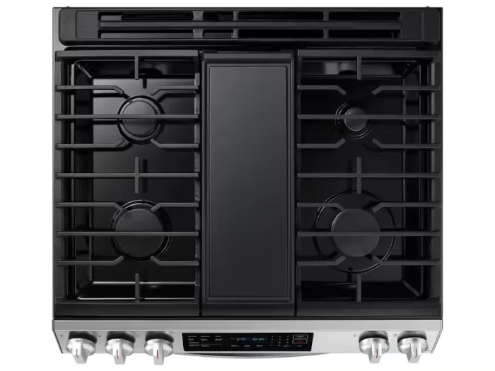 6.0 cu. ft. Smart Slide-in Gas Range with Convection in Stainless Steel - Image 6