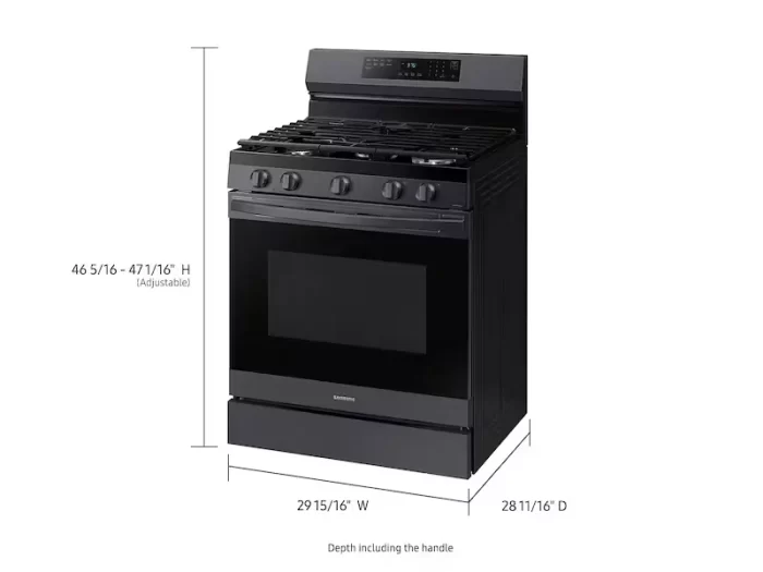 6.0 cu. ft. Smart Freestanding Gas Range with No-Preheat Air Fry and Convection+ - Image 3