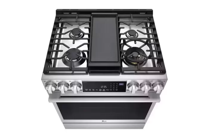 LG Studio - LG STUDIO 6.3 cu. ft. InstaView® Gas Slide-in Range with ProBake Convection® and Air Fry - Image 5