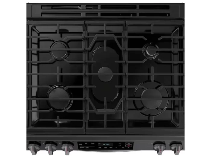 6.0 cu. ft. Smart Slide-in Gas Range in Black Stainless Steel - Image 5