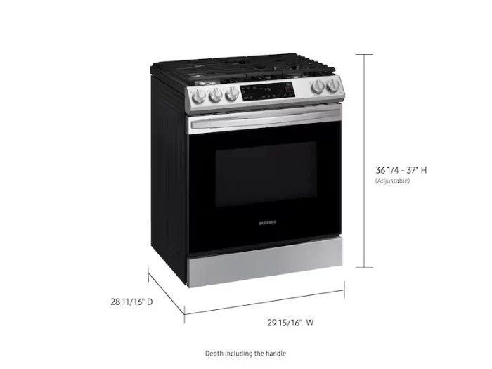 6.0 cu. ft. Smart Slide-in Gas Range in Stainless Steel - Image 6