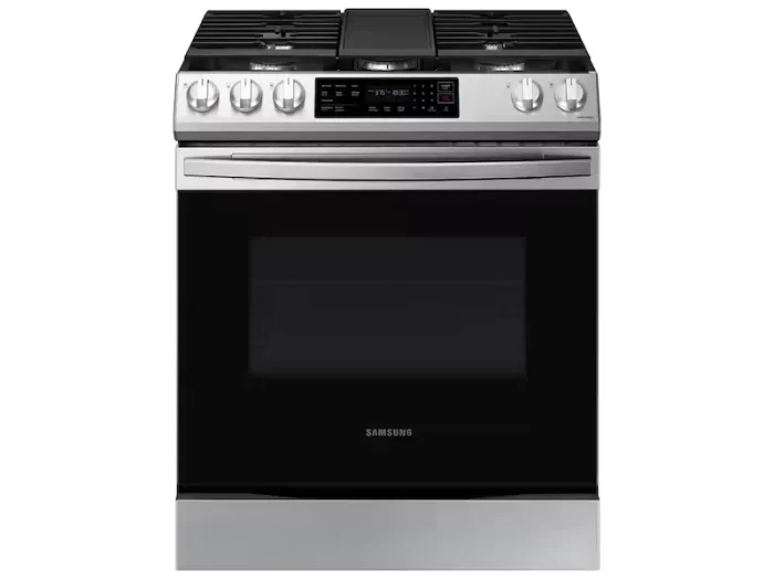 6.0 cu. ft. Smart Slide-in Gas Range with Convection in Stainless Steel