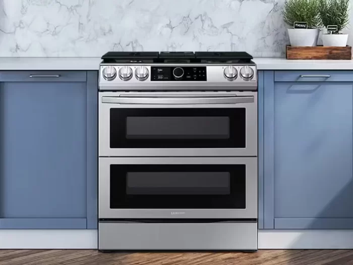 6.3 cu. ft. Flex Duo™ Front Control Slide-in Dual Fuel Range with Smart Dial, Air Fry, and Wi-Fi in Stainless Steel - Image 5