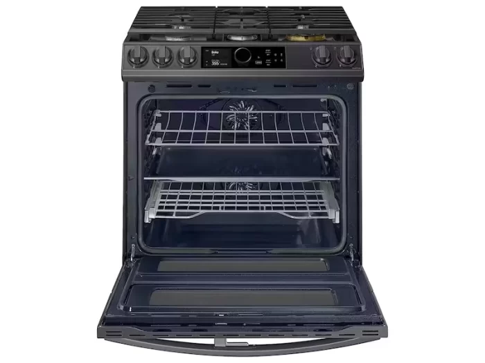 6.3 cu. ft. Flex Duo™ Front Control Slide-in Dual Fuel Range with Smart Dial, Air Fry, and Wi-Fi in Black Stainless Steel - Image 6