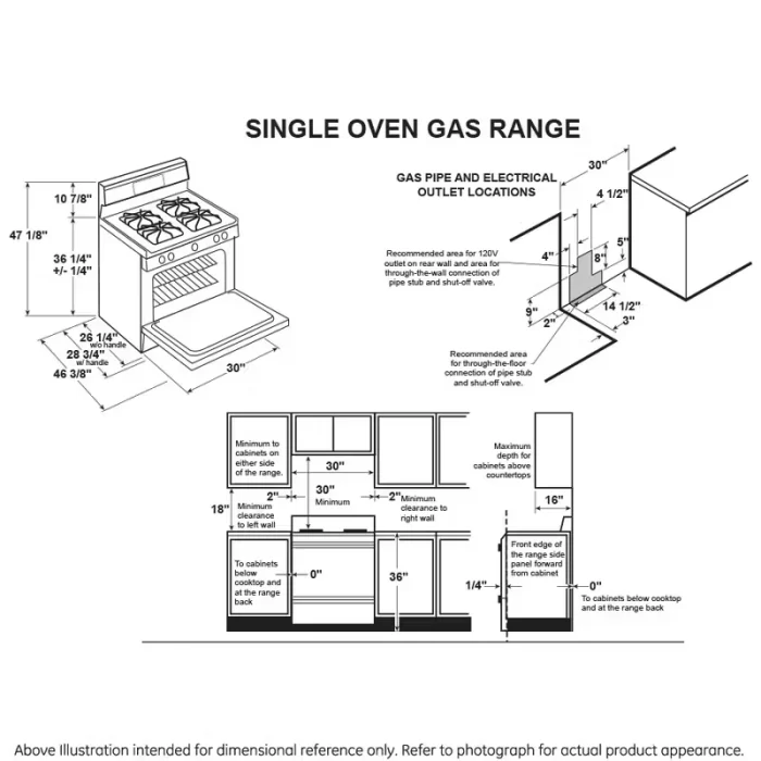 Hotpoint® 30" Free-Standing Standard Clean Gas Range - Image 2