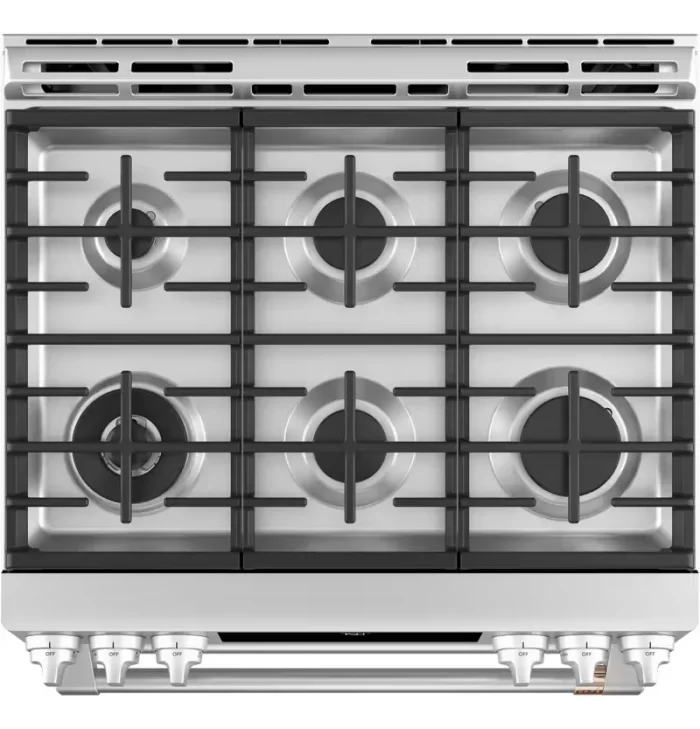 Café™ 30" Smart Slide-In, Front-Control, Gas Double-Oven Range with Convection - Image 3