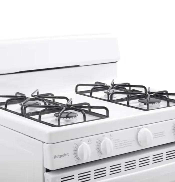 Hotpoint® 30" Free-Standing Gas Range with Cordless Battery Ignition - Image 2